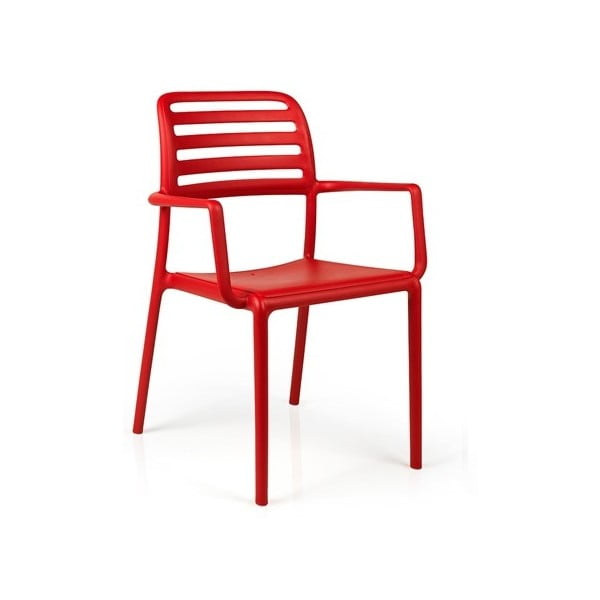 Czerwone krzesło ogrodowe Nardi Garden Costa