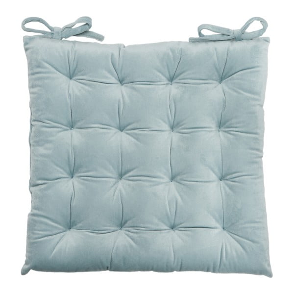 Poduszka na krzesło Velour Gray Blue, 40x40 cm