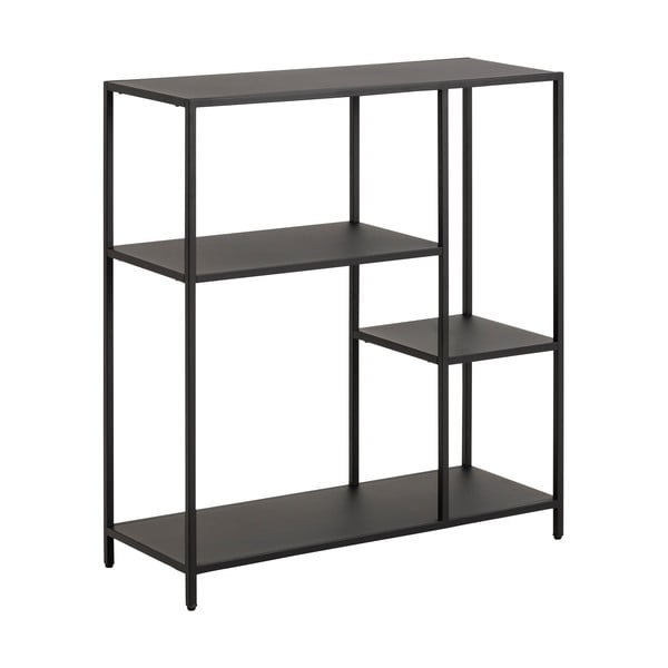 Czarny metalowy regał 80x86 cm Newcastle – Actona-image-2