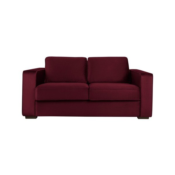 Sofa 2-osobowa w burgundowej barwie Cosmopolitan Design Denver-image-1