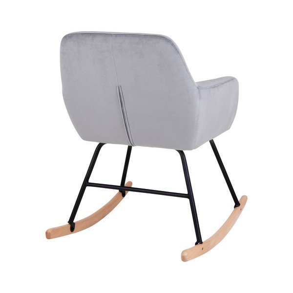 Jasnoszary fotel bujany House Nordic York-image-2