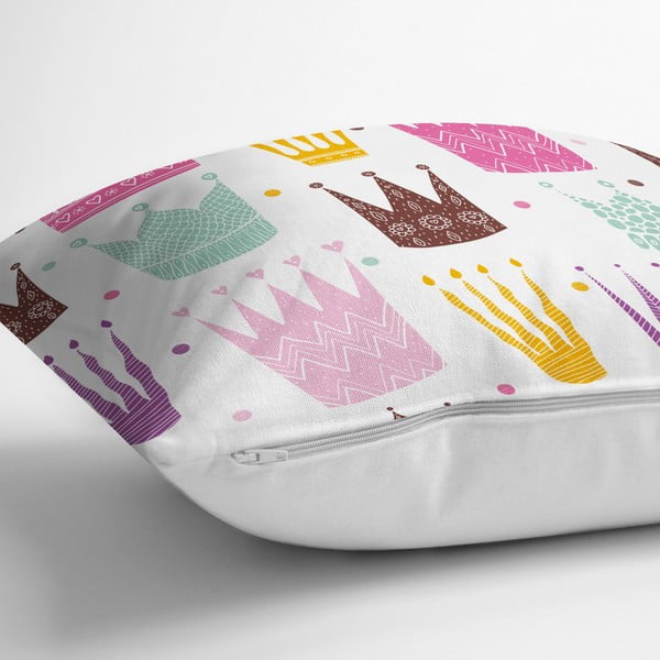 Poszewka na poduszkę dziecięcą Colorful Crown – Minimalist Cushion Covers-image-1