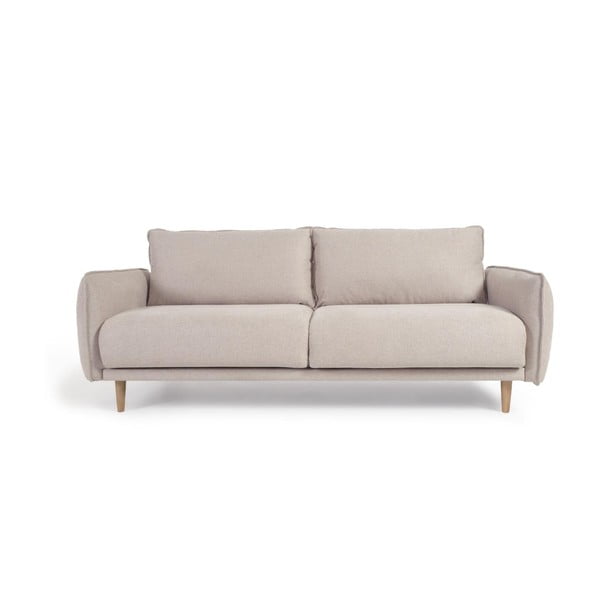 Beżowa sofa 210 cm Carlota − Kave Home