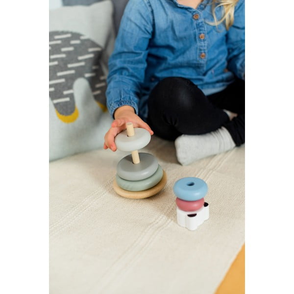 Drewniana wieża do układania Panda – Kindsgut-image-2