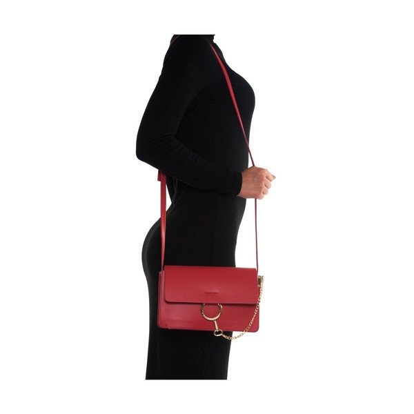 Skórzana torebka Mangotti 3038 Rosso-image-1