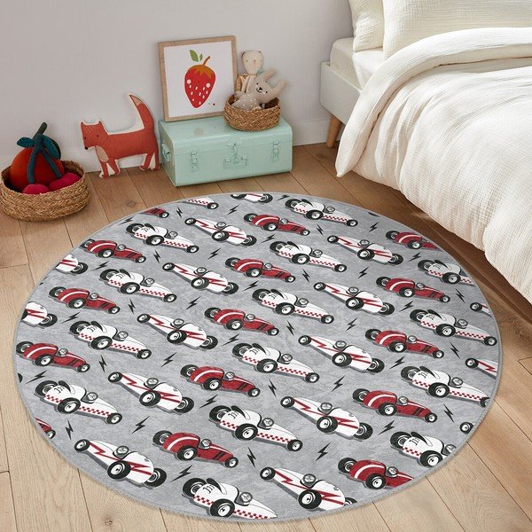 Szary dywan dziecięcy ø 120 cm Comfort – Mila Home-image-1