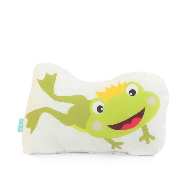 Poduszka bawełniana Mr. Fox Happy Frogs, 40x30 cm