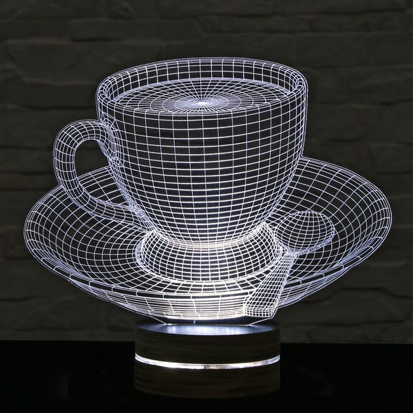 Lampa 3D stołowa Cup of Tea