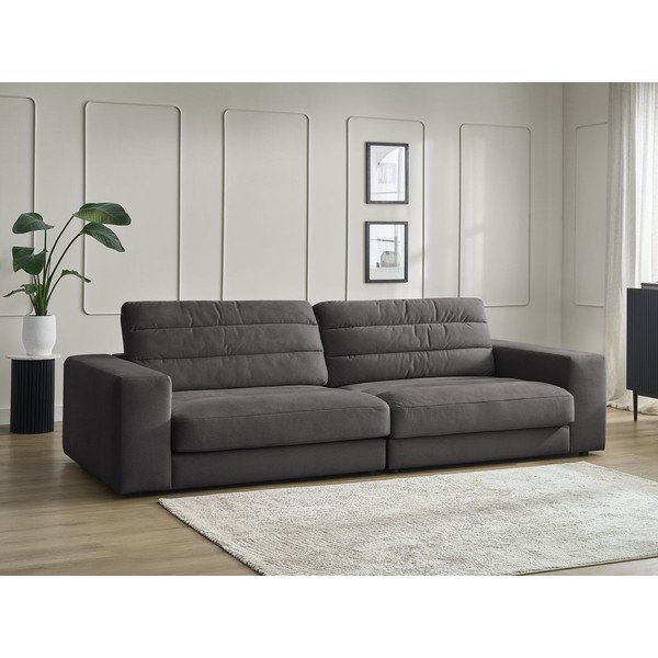Czarna aksamitna sofa 276 cm Sierra – Bobochic Paris-image-1