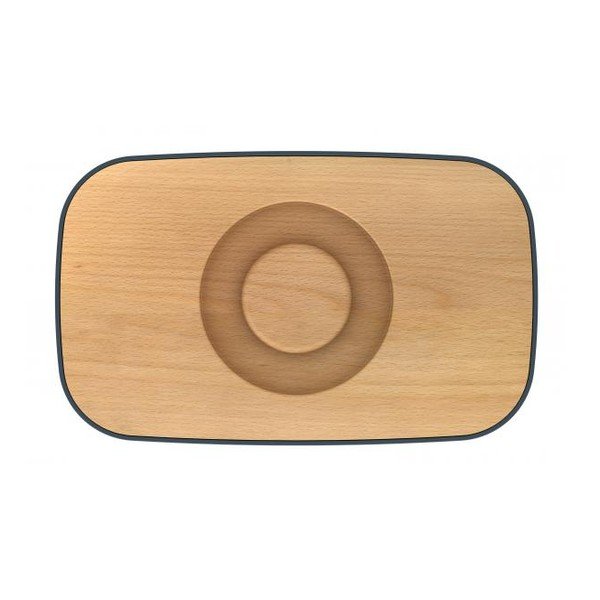 Pojemnik na chleb ze stali nierdzewnej z deską do krojenia Joseph Joseph Bread Bin-image-3