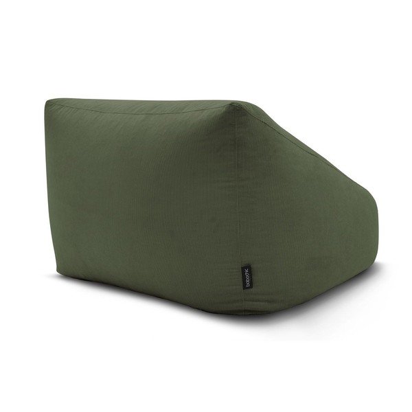 Zielony sztruksowy worek do siedzenia Lilibet – Bobochic Paris-image-4