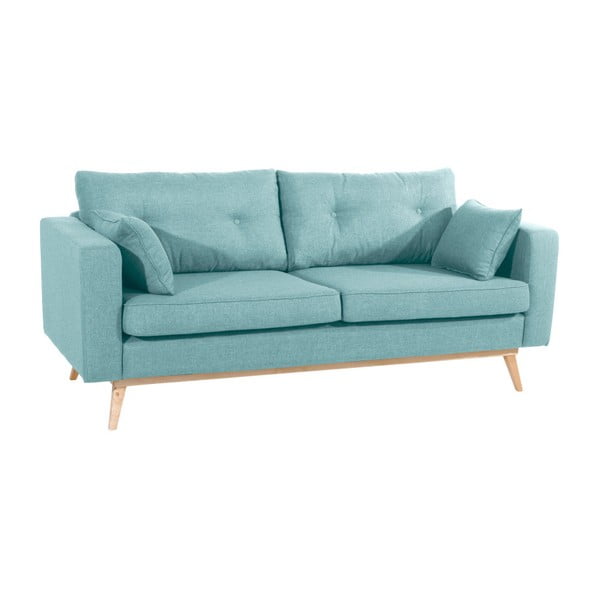Jasnoniebieska sofa 3-osobowa Max Winzer Tomme