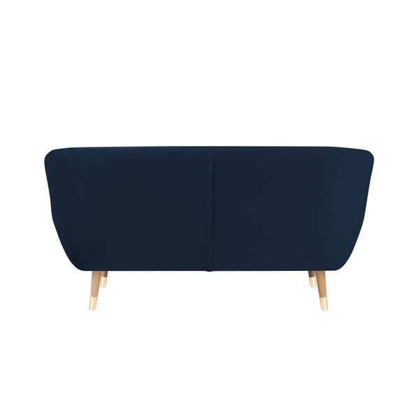 Ciemnoniebieska aksamitna sofa Mazzini Sofas Benito, 158 cm-image-4
