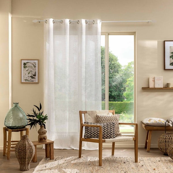 Beżowa firanka 140x280 cm Marius – douceur d'intérieur-image-1