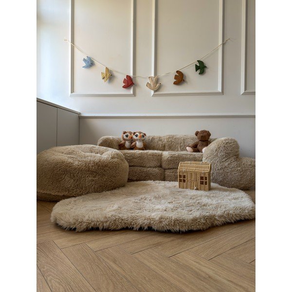 Fotel dziecięcy w jasnym naturalnym kolorze Mammoth – Meowbaby-image-2