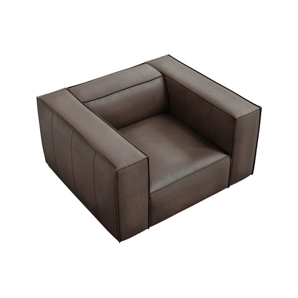 Brązowy skórzany fotel Madame – Windsor & Co Sofas-image-3