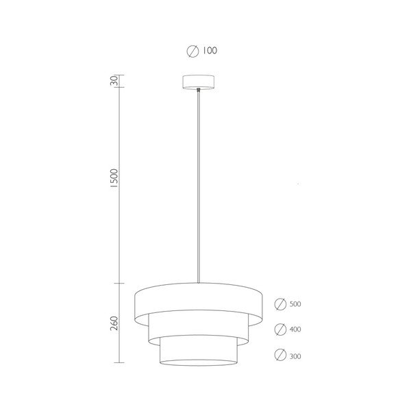Lampa wisząca w kolorze drewna bukowego Sotto Luce TSURI Tary, Ø 50 cm-image-2