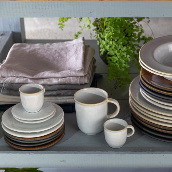 Biały kamionkowy kubek na espresso 80 ml Roda – Costa Nova-image-1