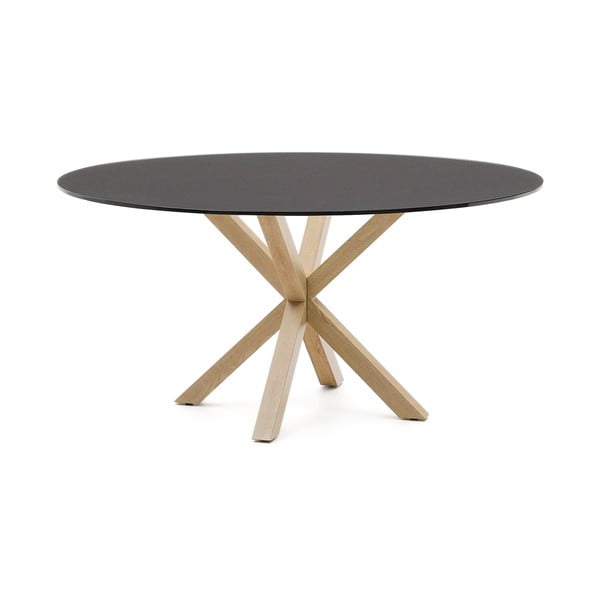 Okrągły stół ze szklanym blatem ø 150 cm Argo – Kave Home