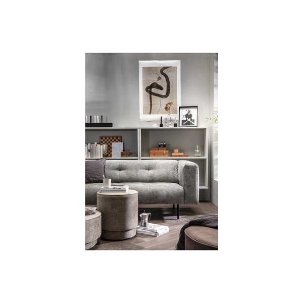 Jasnoszara sofa z imitacji skóry vtwonen Skin, 250 cm-image-4