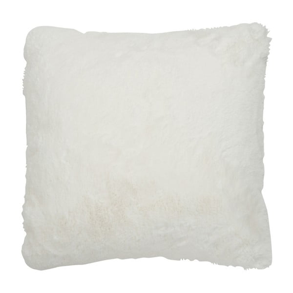 Biała poduszka J-Line Coco, 45x45 cm