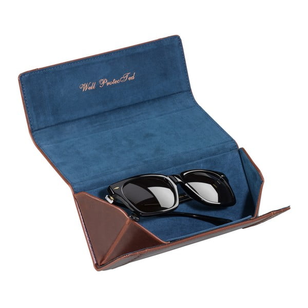 Brązowe etui na okulary Ted Baker Brogue-image-1