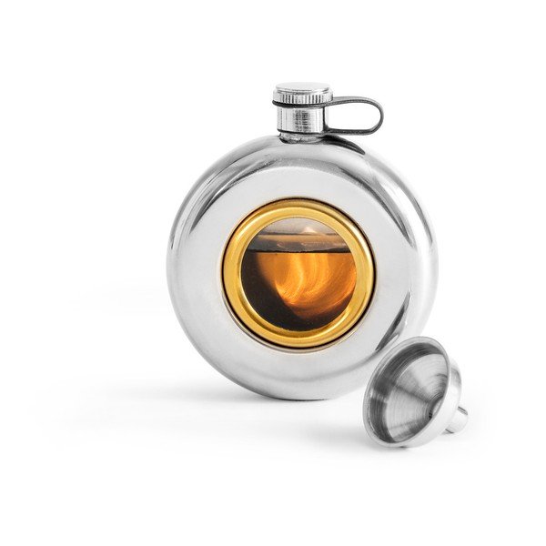 Piersiówka ze stali nierdzewnej Sagaform Pocket Flask, 130 ml