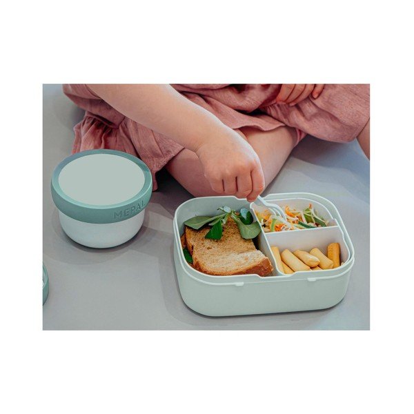 Beżowy plastikowy pojemnik śniadaniowy dla dzieci Sunshine & Rainbow – Mepal-image-1