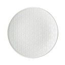 Biały talerz ceramiczny MIJ Star, ø 25 cm