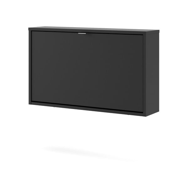 Czarna uchylna  szafka wisząca na buty Shoes – Tvilum-image-3