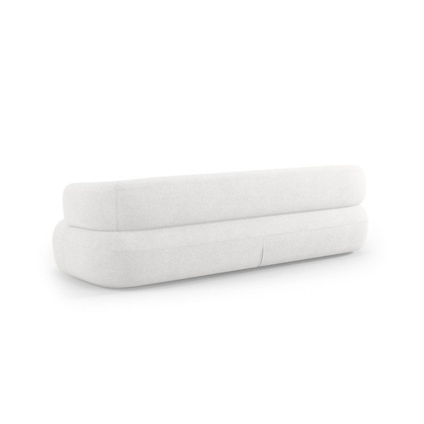Sofa z materiału bouclé w kolorze kości słoniowej 200 cm Jenny – Micadoni -image-4