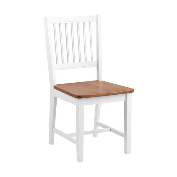 Białe/naturalne krzesła zestaw 2 szt. Brisbane – Actona