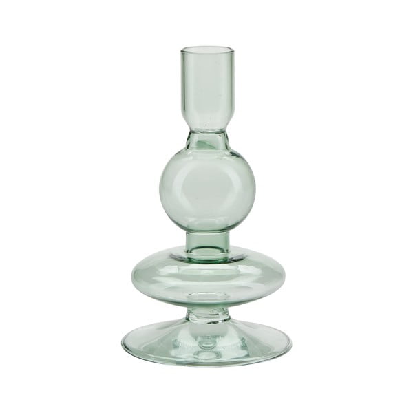 Zielony szklany świecznik Bahne & CO
