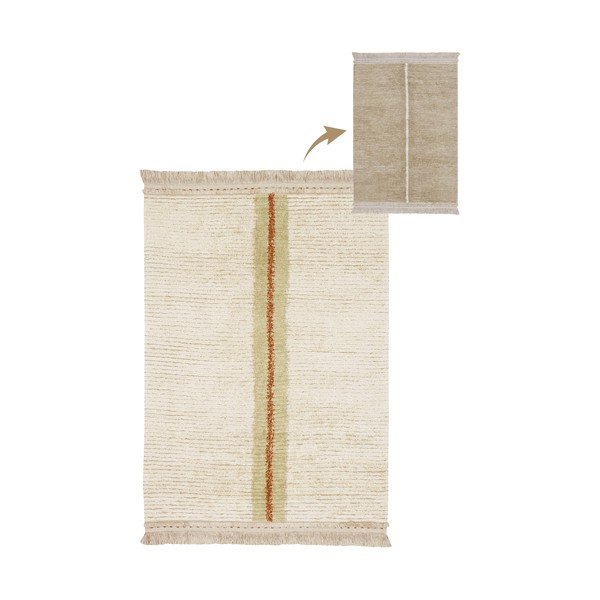 Beżowy bawełniany dywan 140x200 cm Duetto Sage – Lorena Canals-image-3