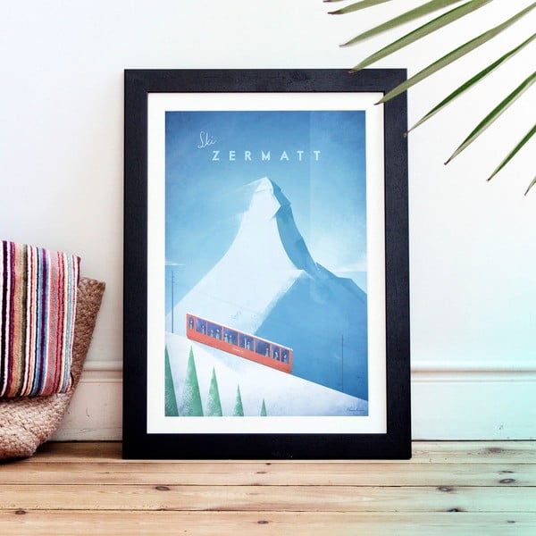 Plakat Travelposter Zermatt, 30 x 40 cm-image-1