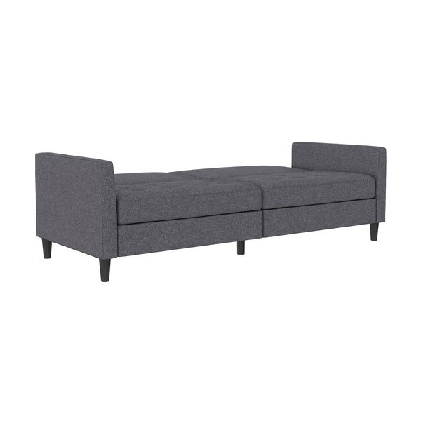 Szara rozkładana sofa 86 cm Presley – Støraa-image-4