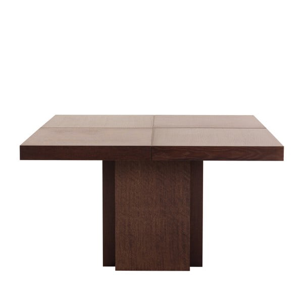 Ciemnobrązowy stół do jadalni TemaHome Dusk, 150x150 cm