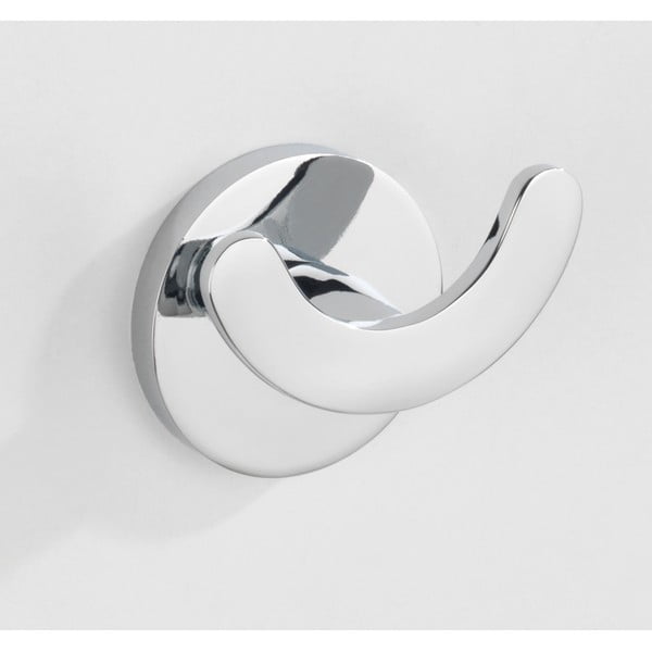 Samoprzylepny haczyk ze stali nierdzewnej w kolorze matowego srebra Isera – Wenko-image-1