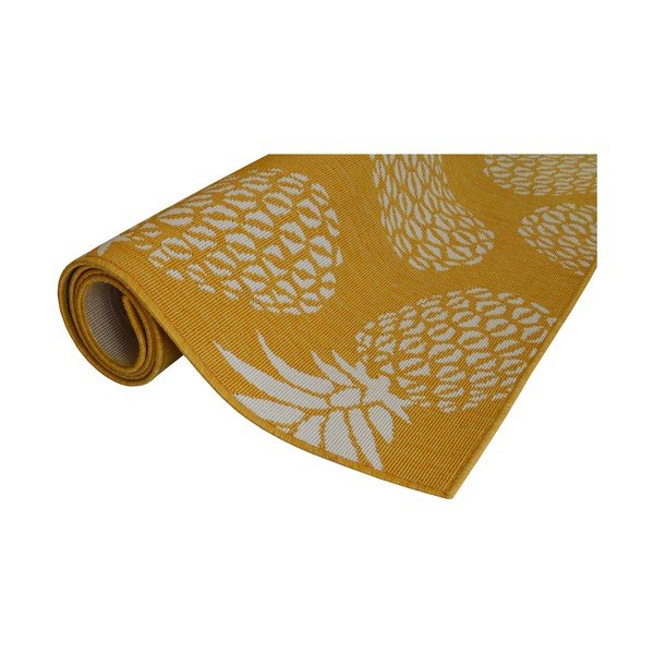 Żółty dywan odpowiedni na zewnątrz Floorita Ananas, 160x230 cm-image-4