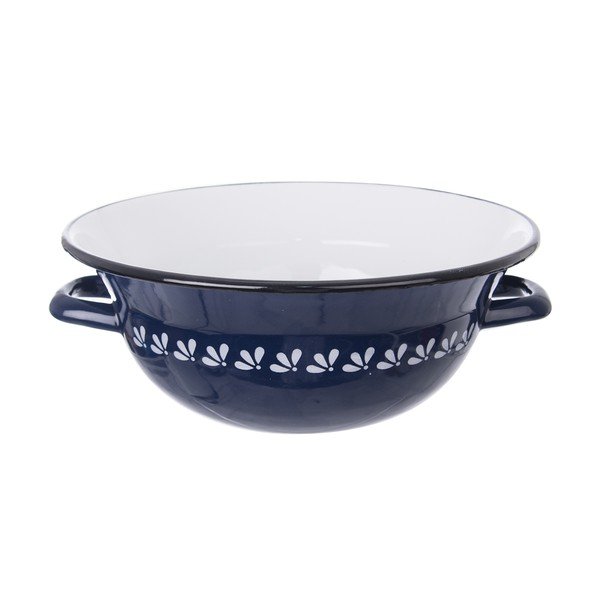 Niebieska emaliowana misa Orion, 2,5 l-image-2