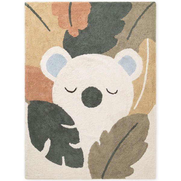 Kremowy bawełniany dywan dziecięcy odpowiedni do prania/tkany ręcznie 140x200 cm Snuggle Rio – Hanse Home