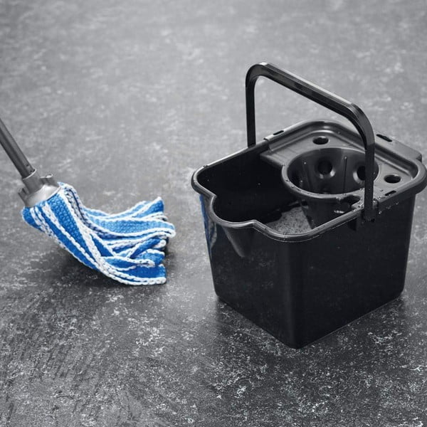 Szare wiadro do mopa z tworzywa z recyklingu Addis Eco Range, 12 l-image-1