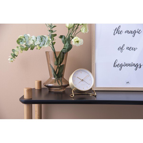 Czarny regał z bambusowymi nogami Leitmotiv Cabinet Simplicity, 80x82.5 cm-image-1