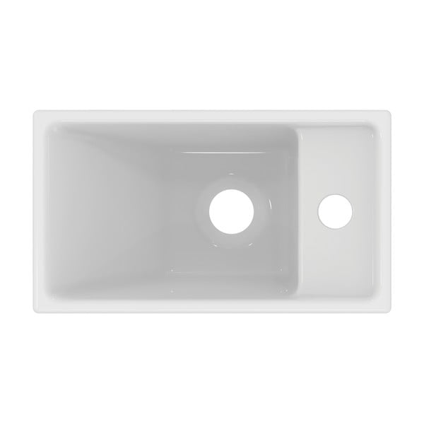 Biała ceramiczna umywalka 37x21 cm i.Life S – Ideal Standard-image-3