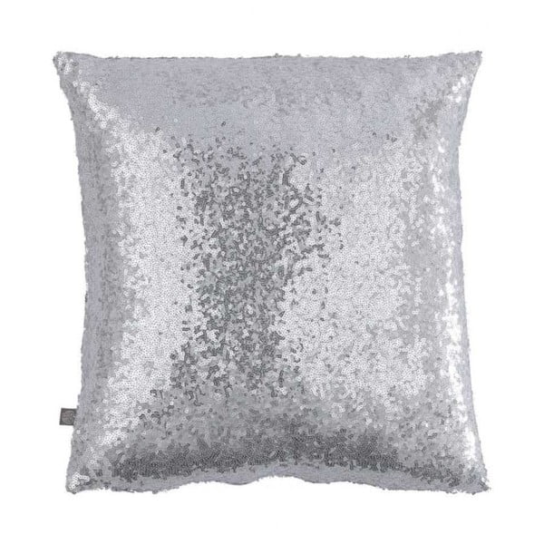 Poduszka w srebrnym kolorze z cekinami Bella Maison Diamond, 50x50 cm