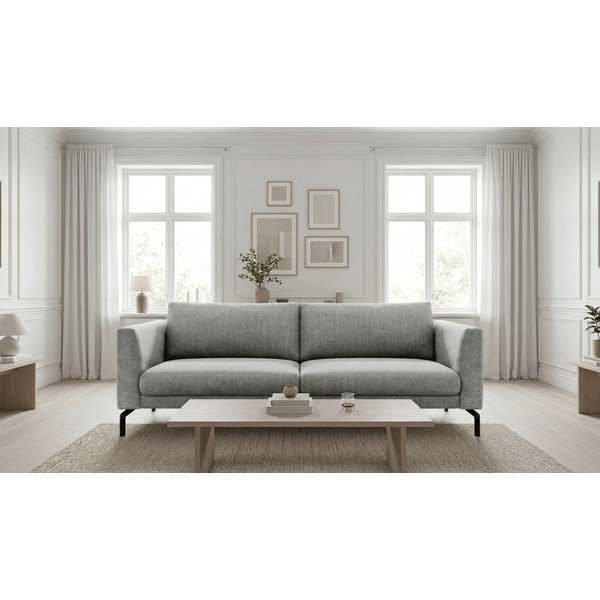 Jasnoszara sofa 216 cm Gomero – Scandic-image-1