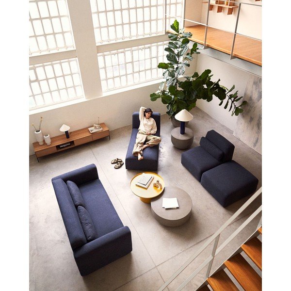 Ciemnoniebieska sofa 188 cm Neom – Kave Home-image-3