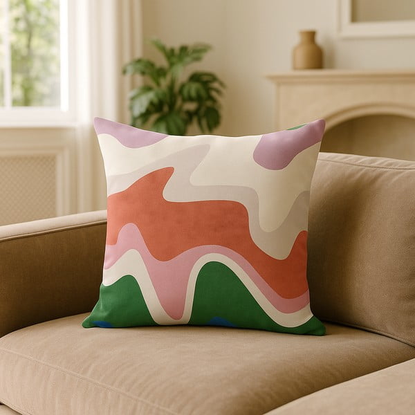 Poszewka na poduszkę 43x43 cm Squiggly Breeze – Mila Home-image-3