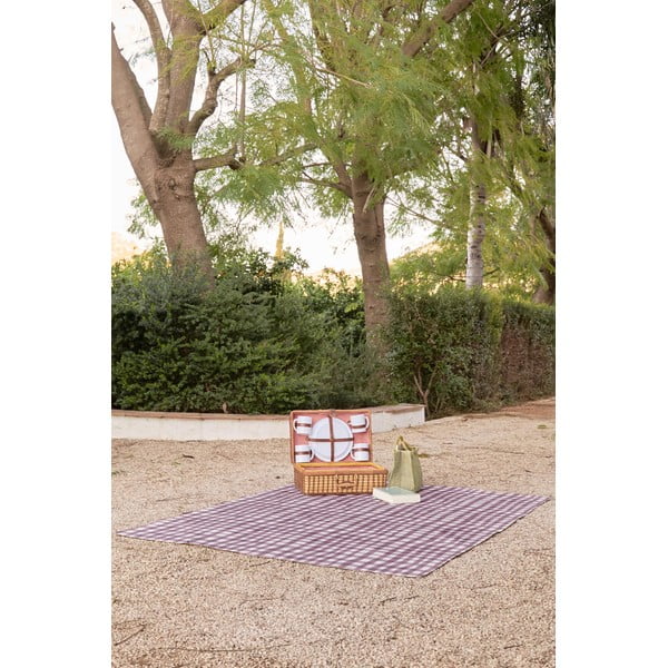 Koc piknikowy Really Nice Things Vichy, 130x170 cm-image-1
