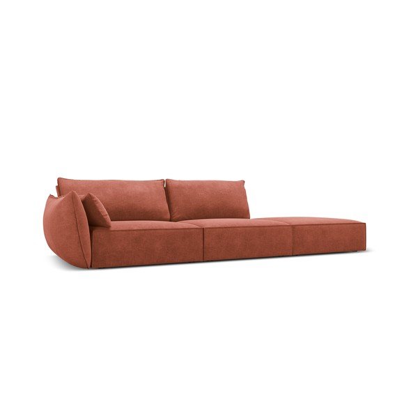 Czerwony szezlong (lewostronny) Vanda – Mazzini Sofas-image-2